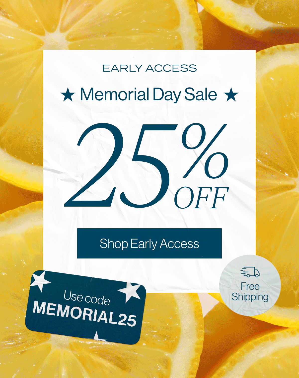 Early Access Memorial Day Sale