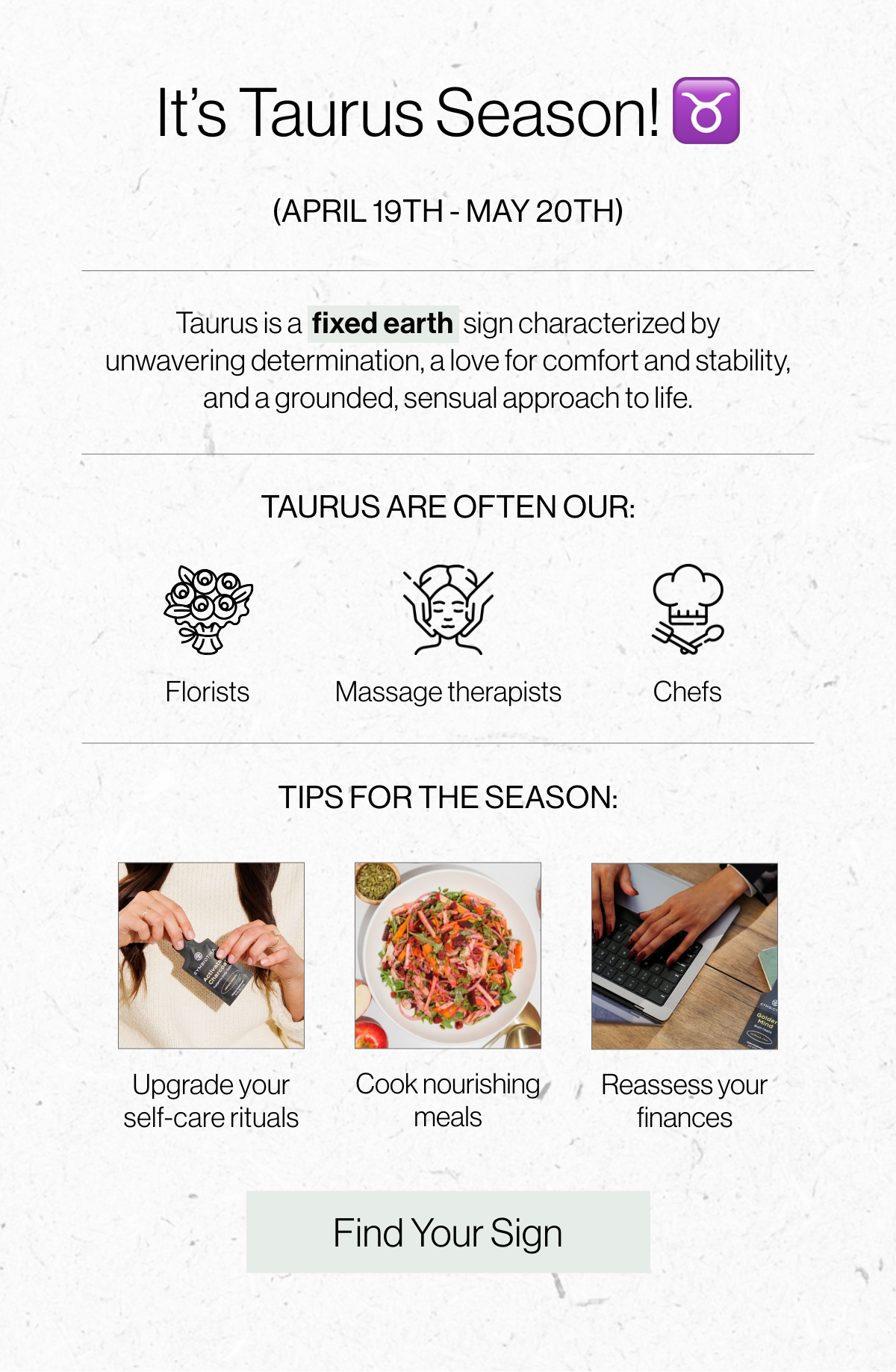 It's Taurus Season!