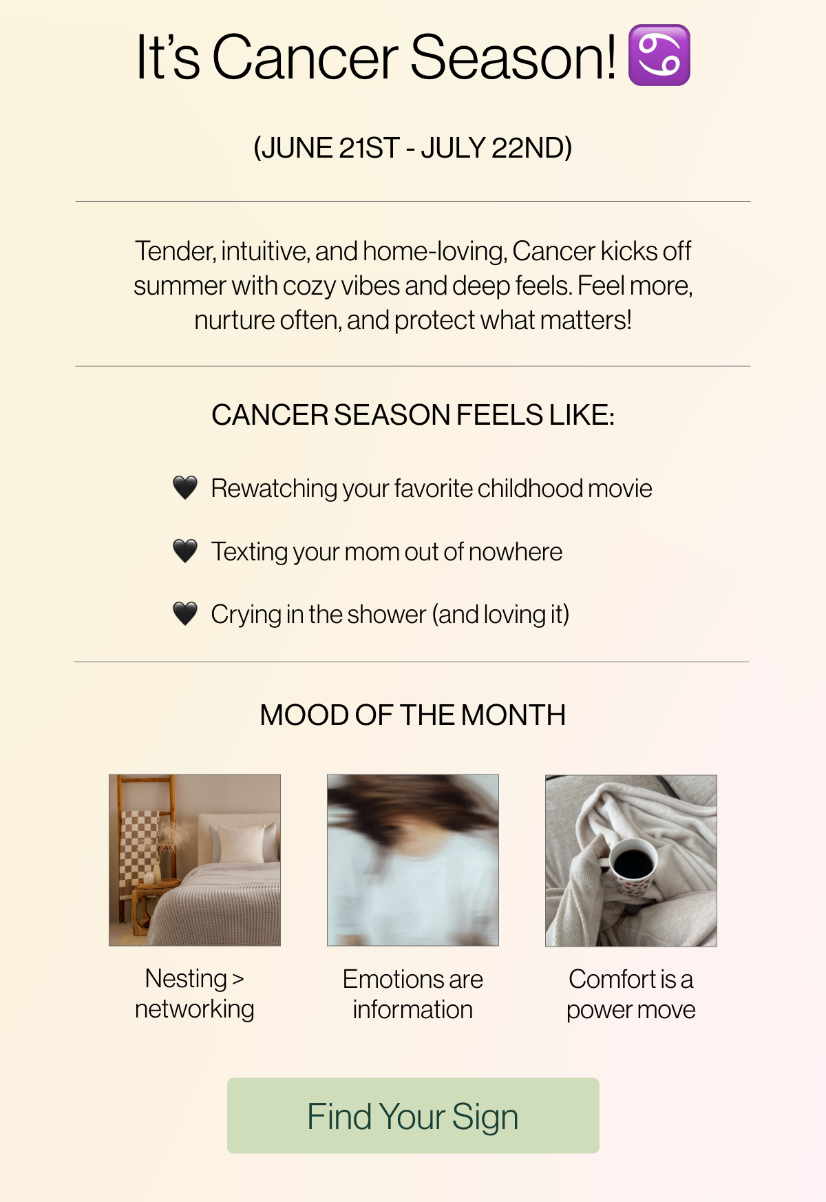 It's Cancer Season!