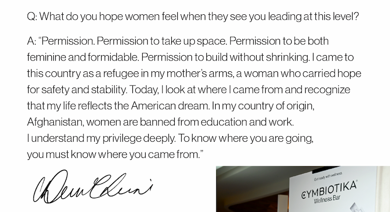 Everything she says in her own words
