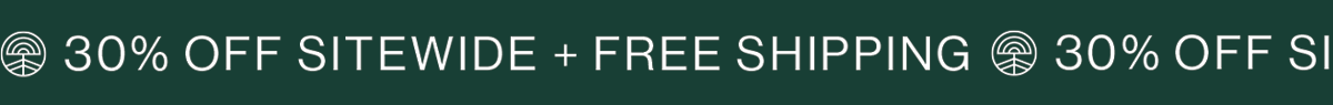30% off sitewide & free shipping