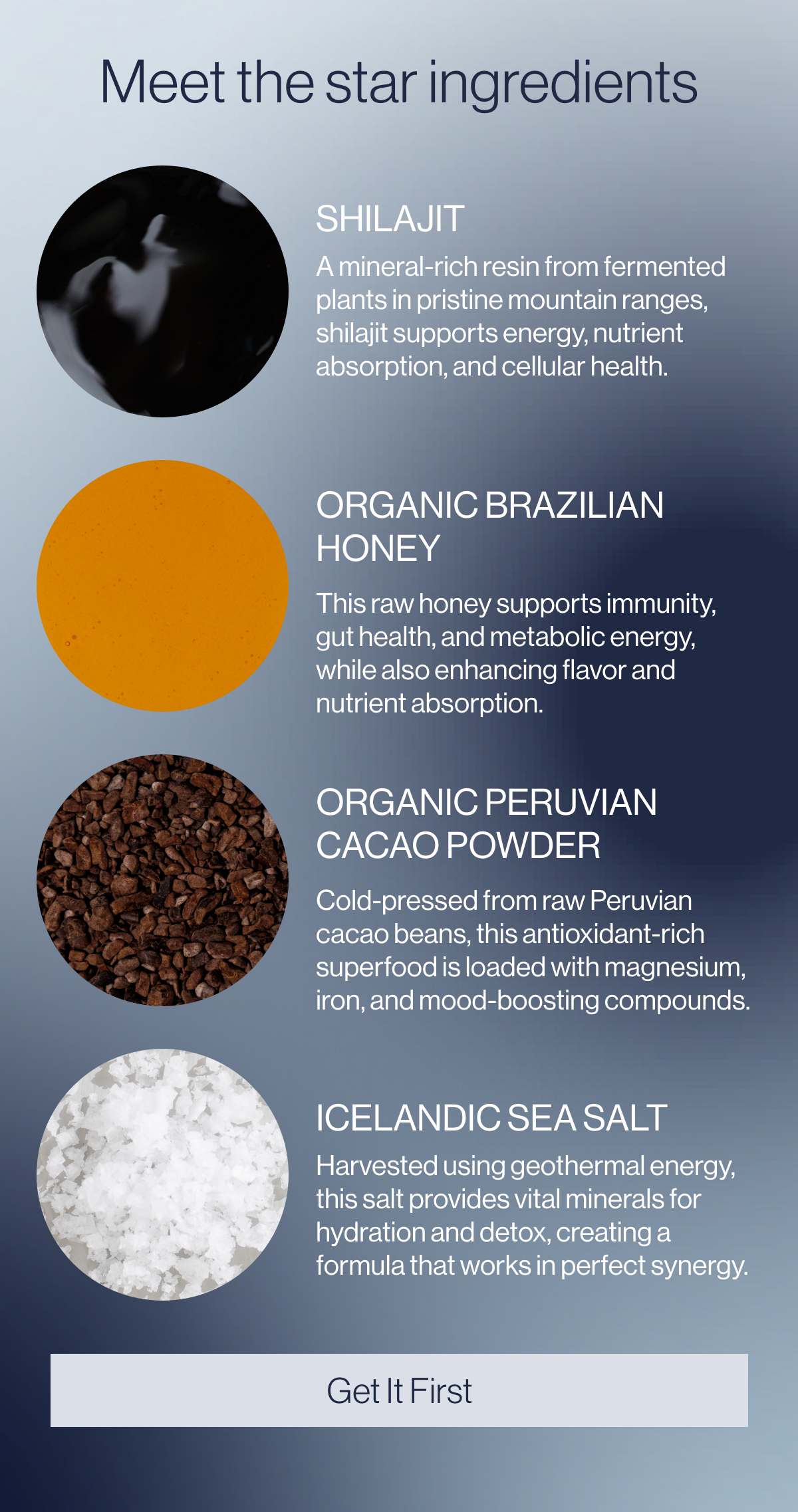 Meet the star ingredients