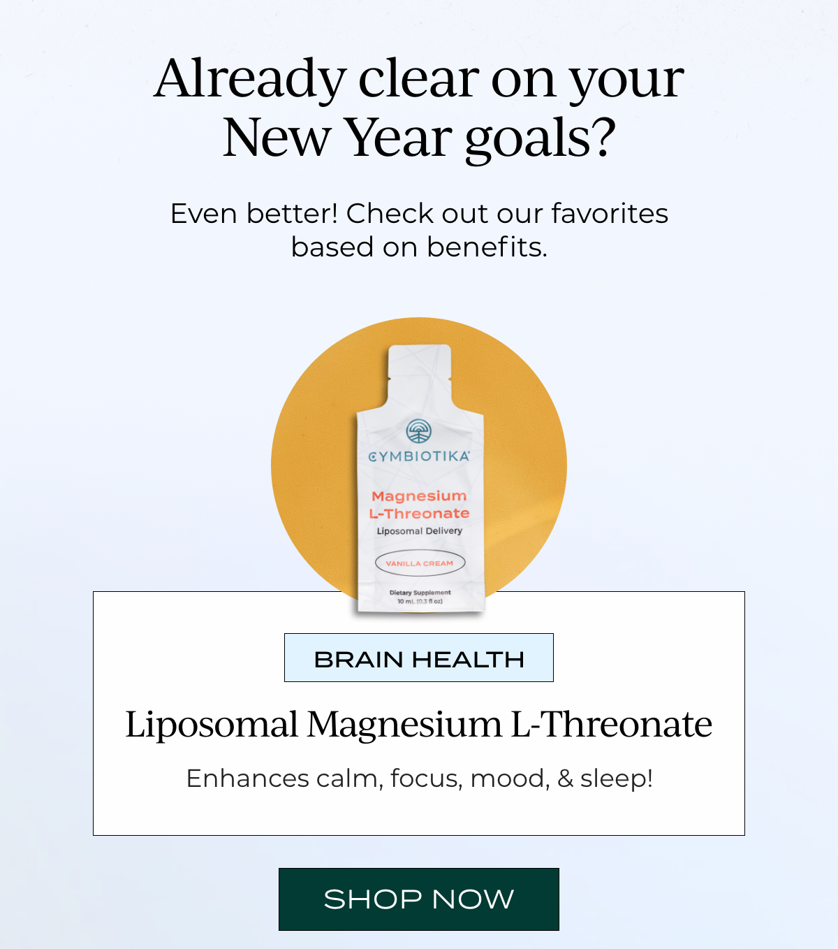 Shop Magnesium L-Threonate