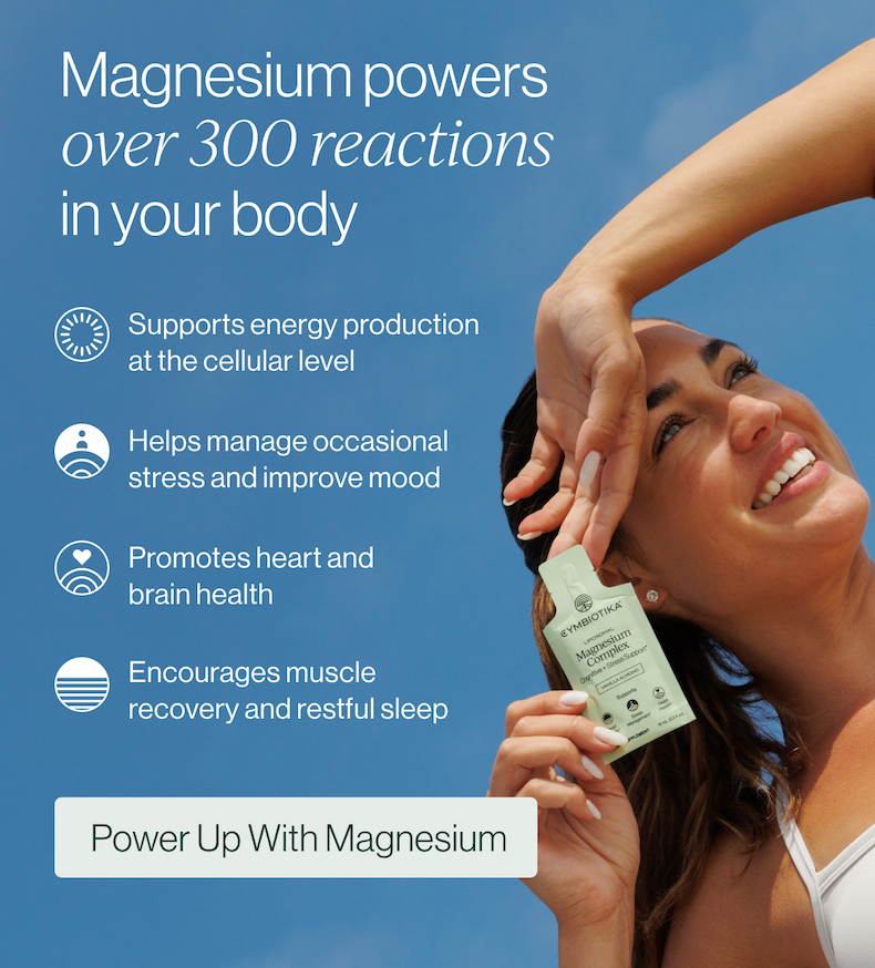 Magnesium powers over 300 reactions in your body