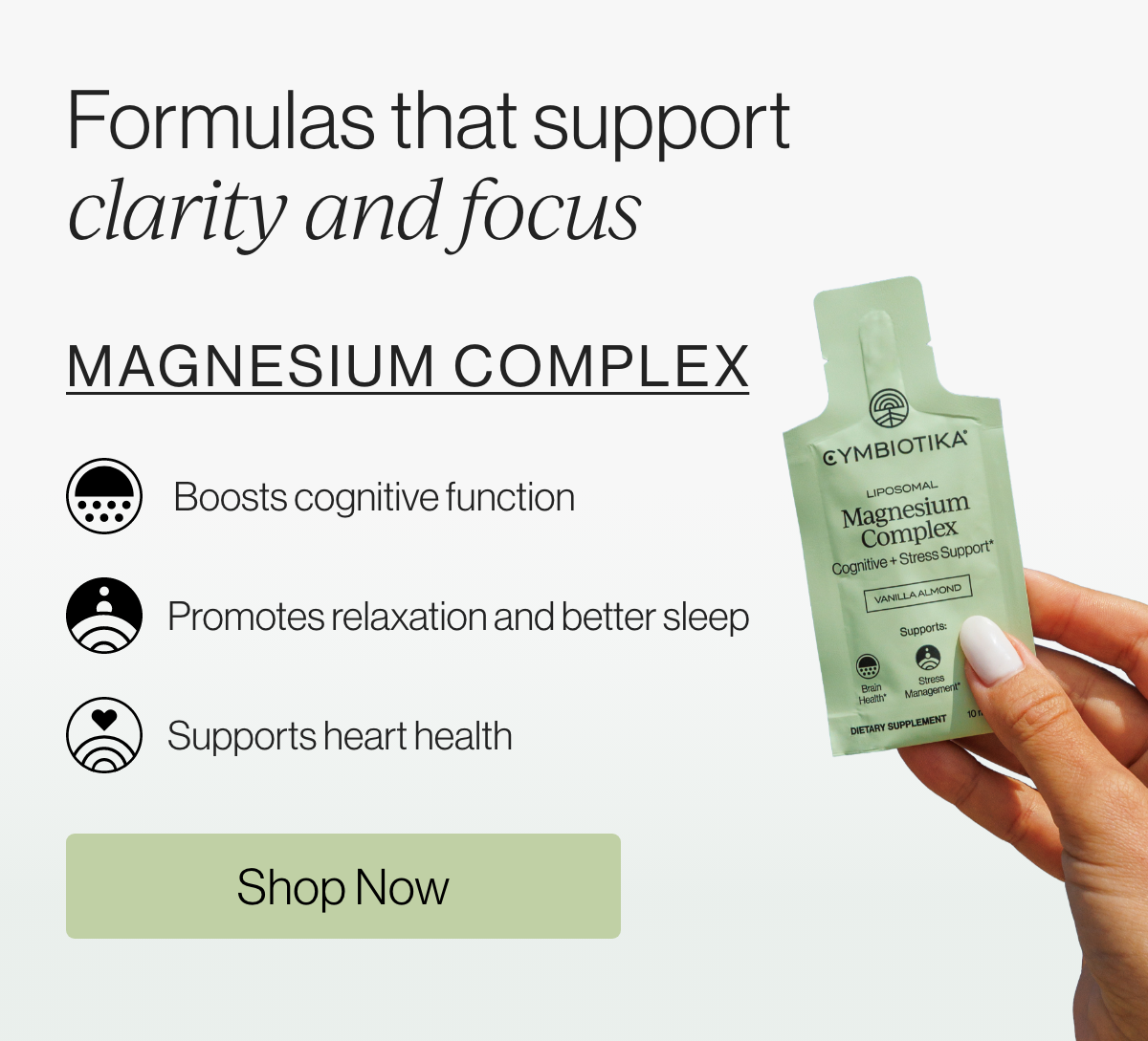 Formulas that support clarity and focus