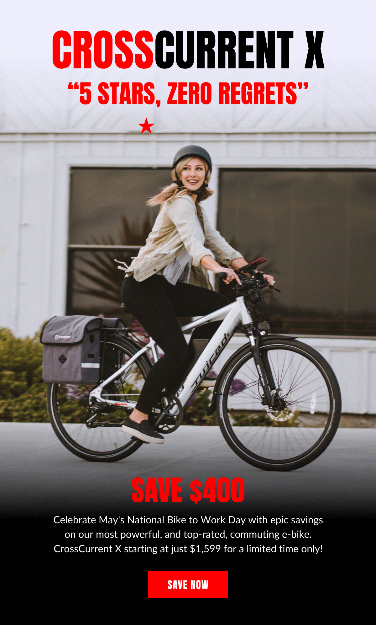 Epic savings on all CrossCurrent X models 😎 Juiced Bikes