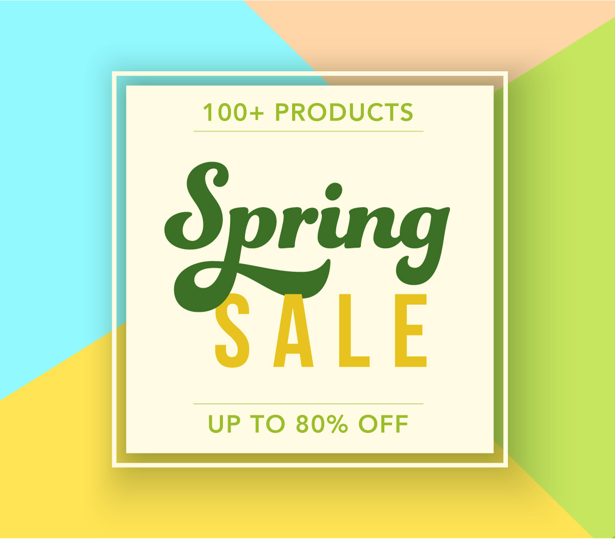 SPRING SALE - UP TO 80% OFF