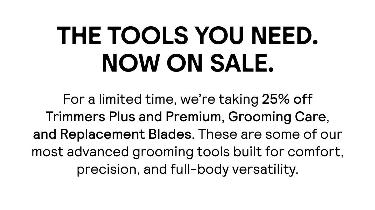 The Tools You Need. Now on Sale.