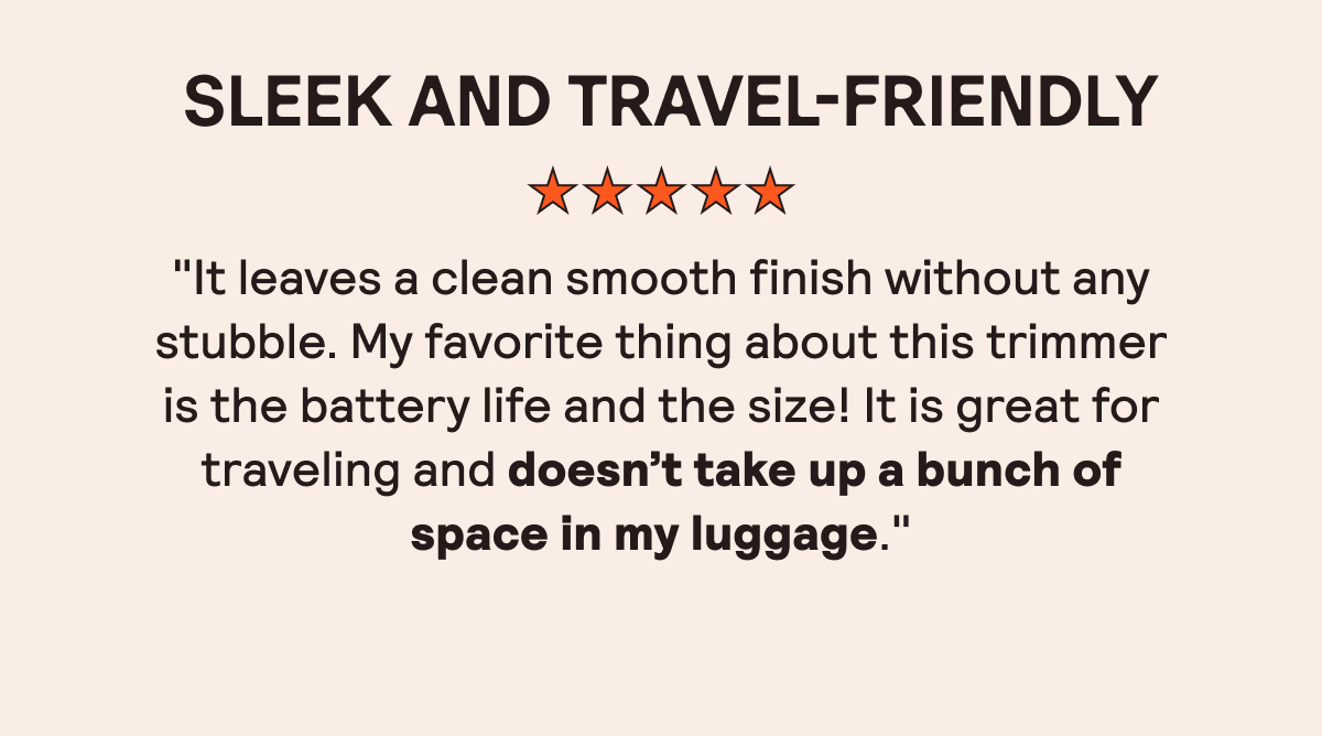 Sleek and Travel-Friendly