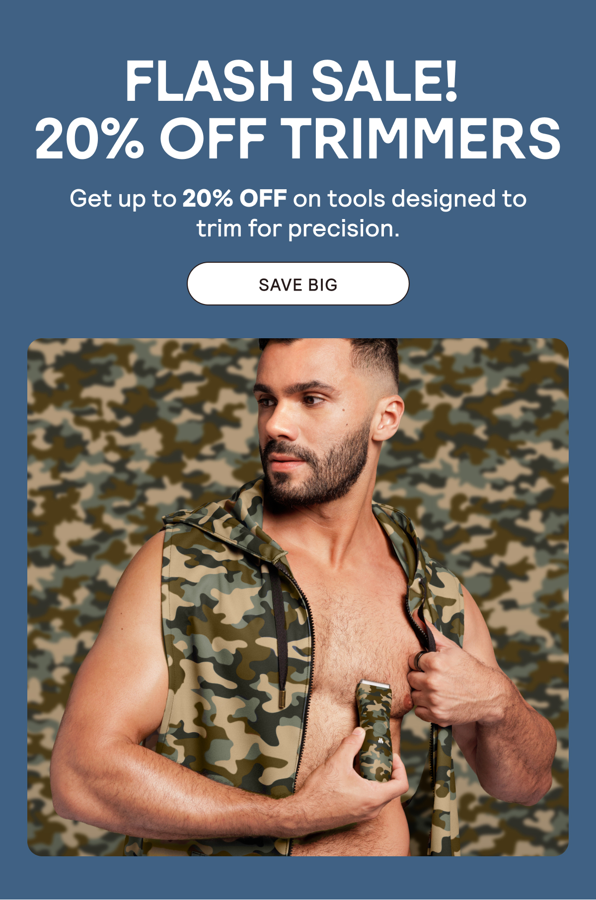 Flash Sale! 20% Off Trimmers