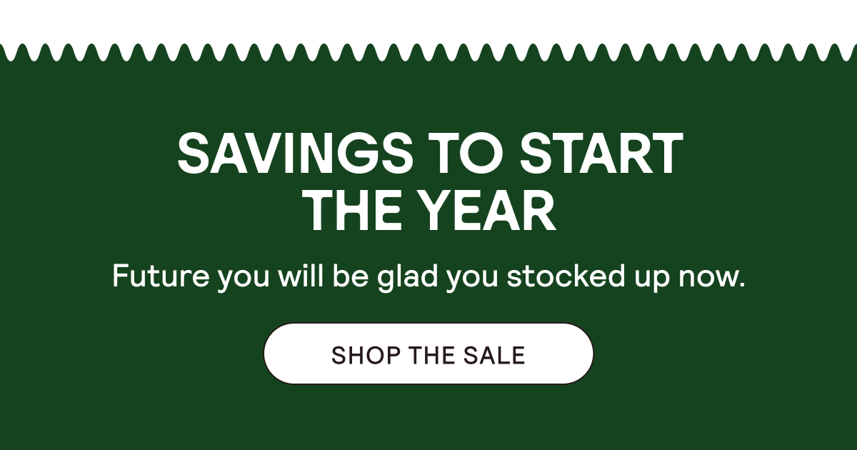 Savings to Start the Year. Shop the Sale.
