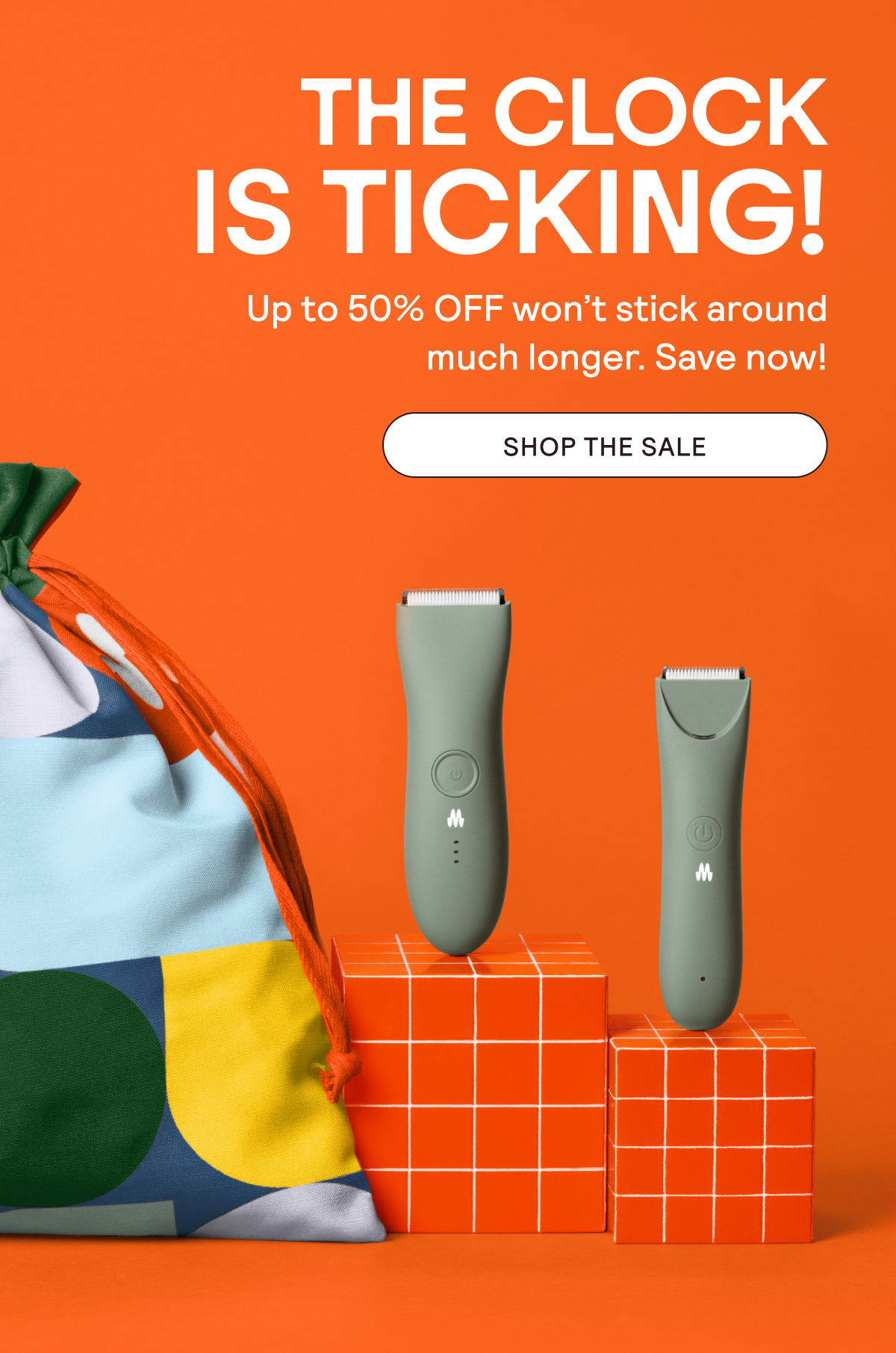 The Clock is Ticking. Shop the Sale!