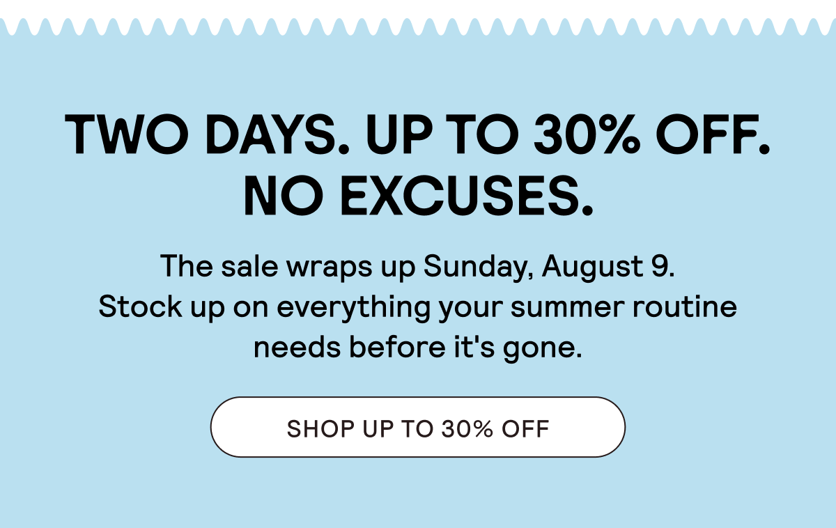 SHOP UP TO 30% OFF