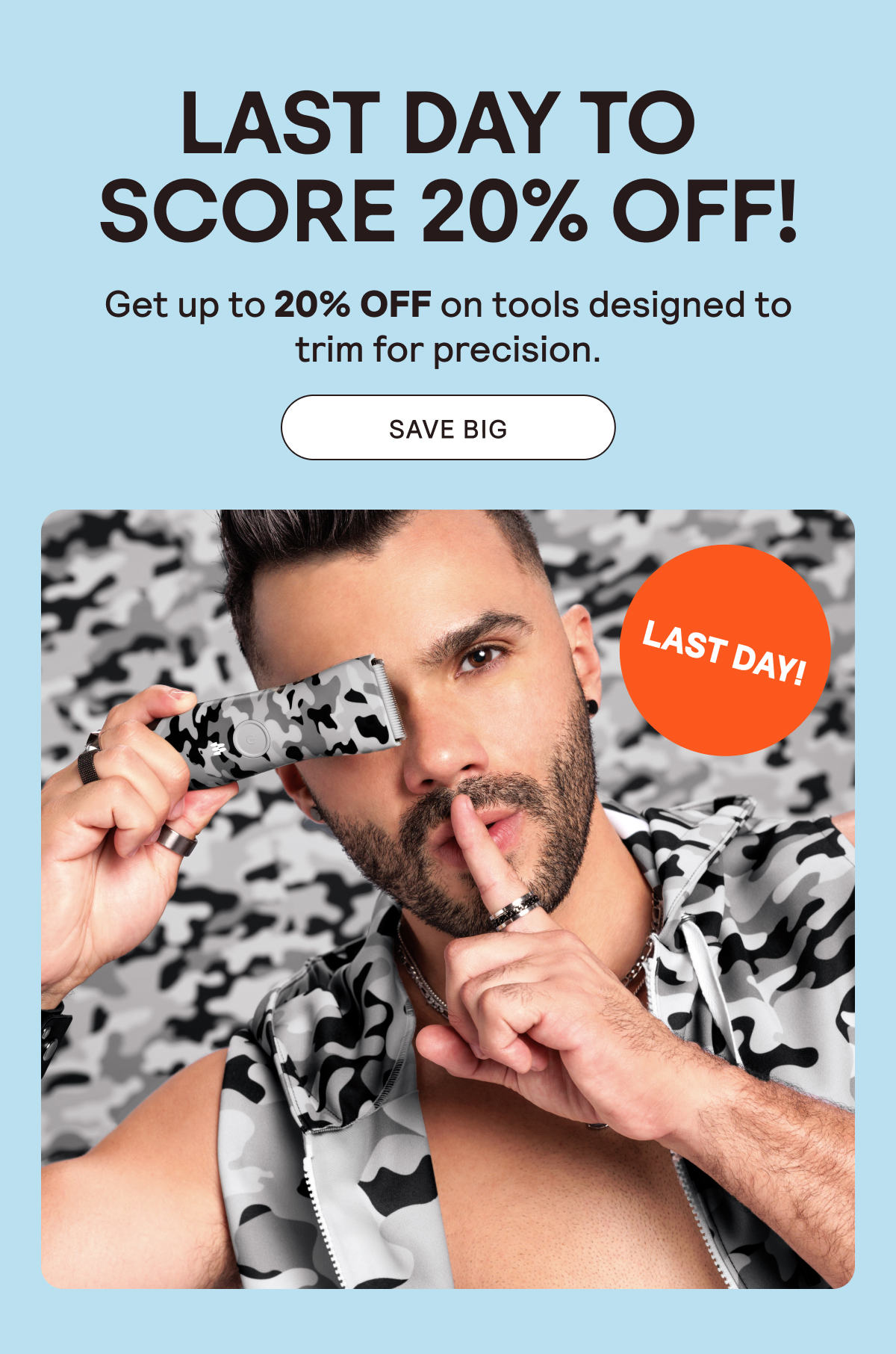 Flash Sale! 20% Off Trimmers - LAST DAY!