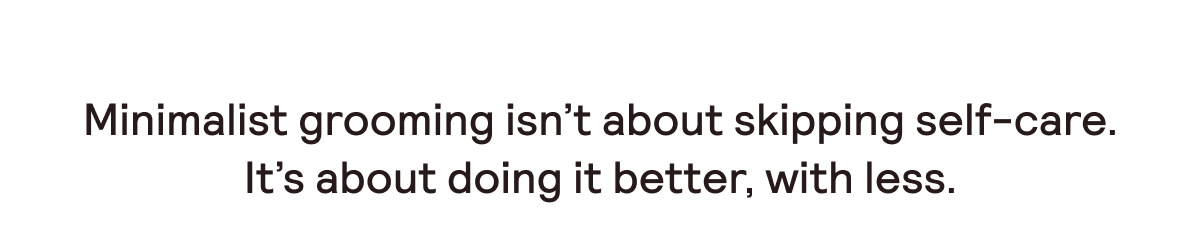 Score It's about doing self-care better, with less.