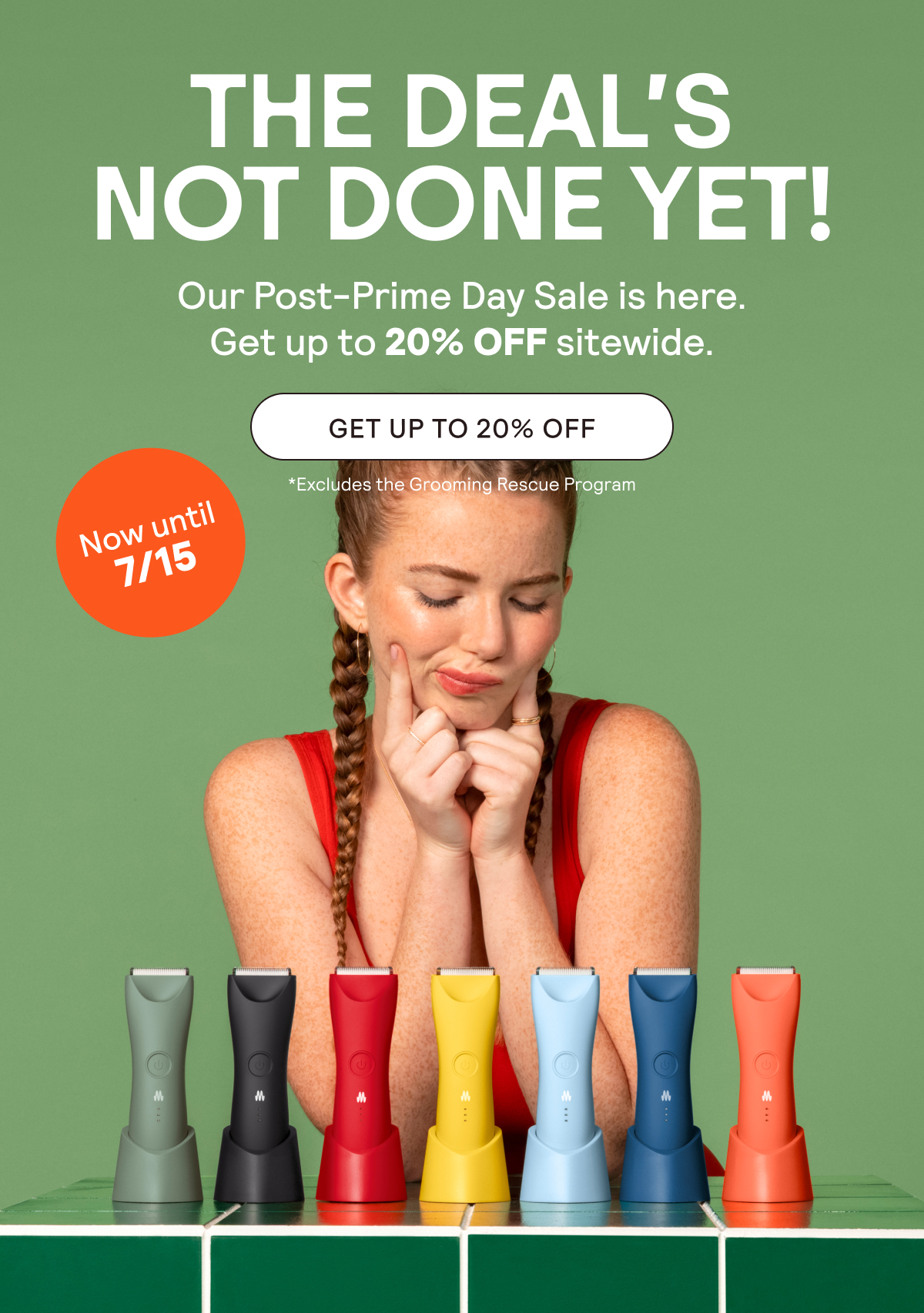 Get UP TO 20% OFF Sitewide for Our Post-Prime Sale! | Ends 7/15