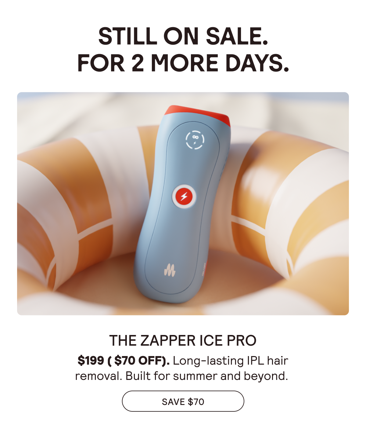 THE ZAPPER ICE PRO - SAVE $70