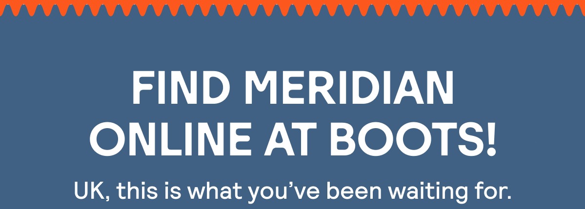 Shop Meridian Online at Boots! 