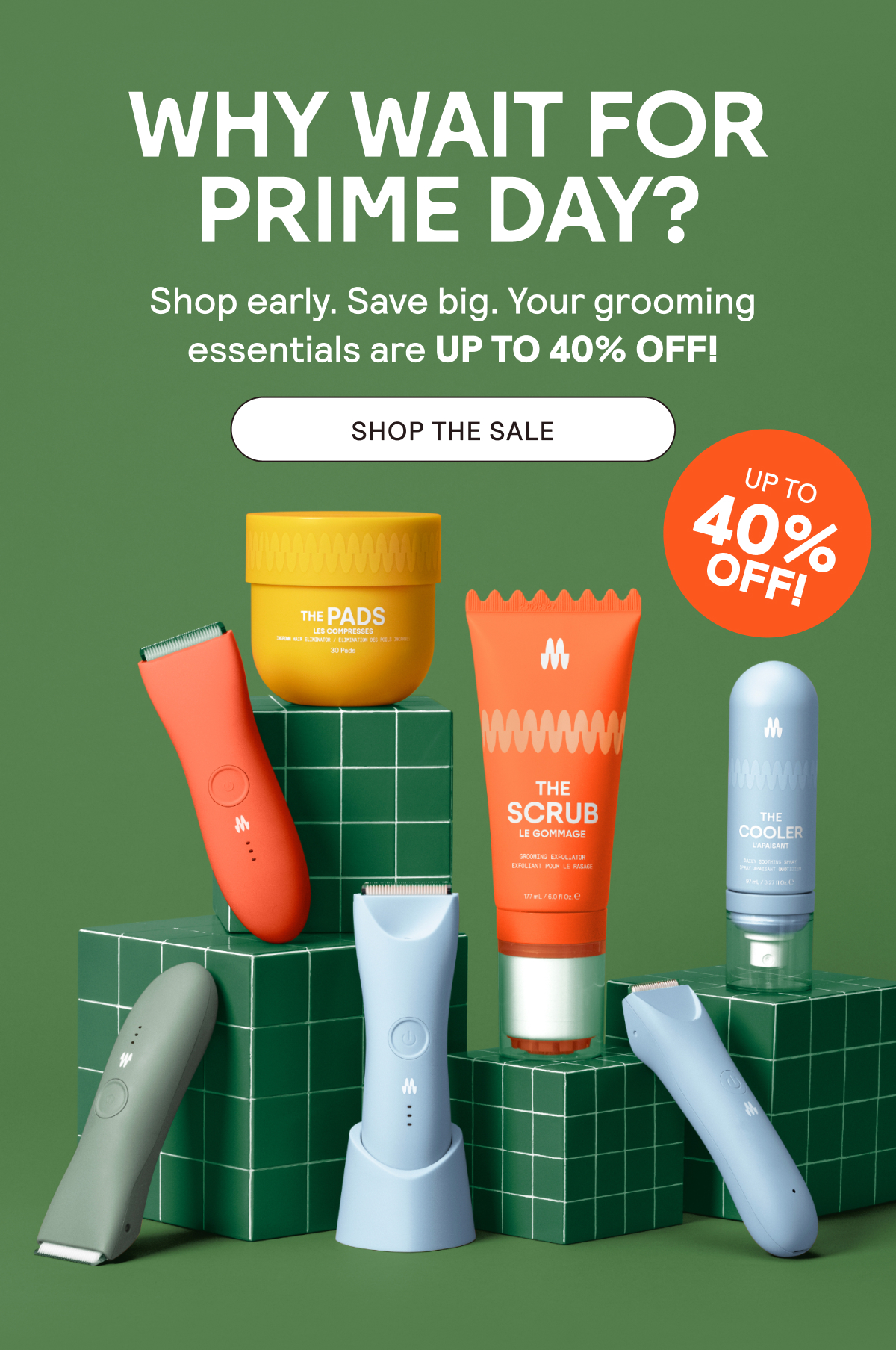 Why Wait for Prime Day? Save UP TO 40% OFF Now!