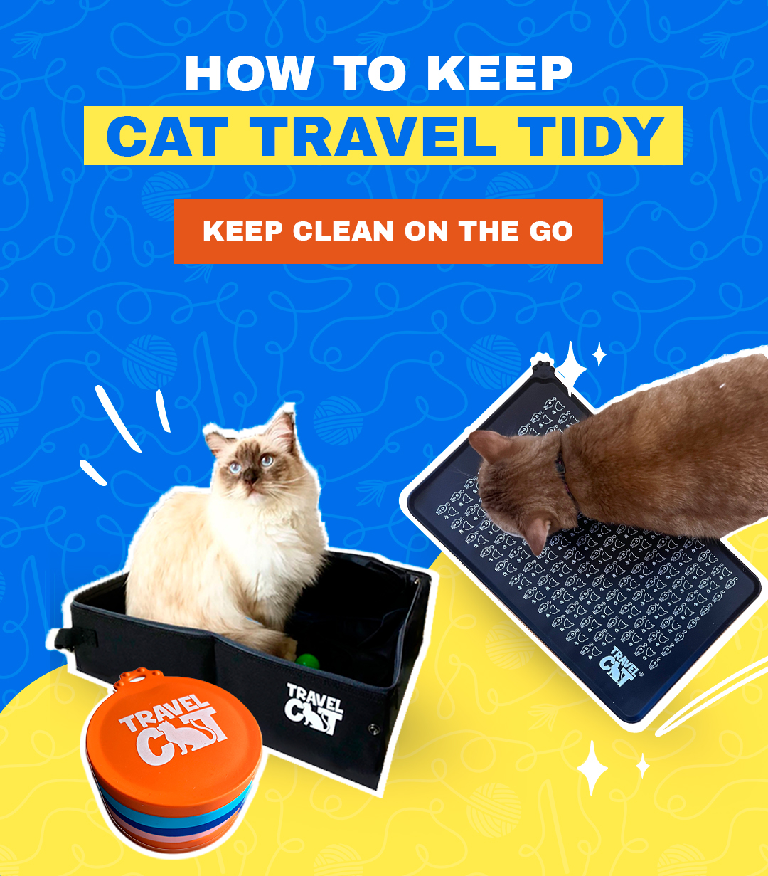 How to Keep Cat Travel Tidy Your Cat Backpack by Travel Cat