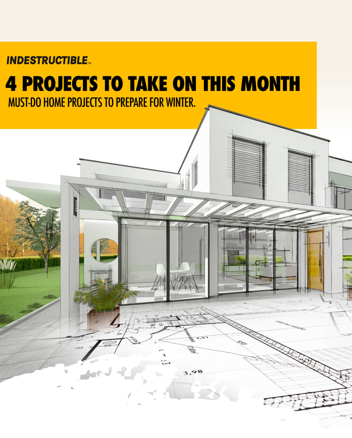 4 Projects to Take on This Month Must-do home projects to prepare for winter.