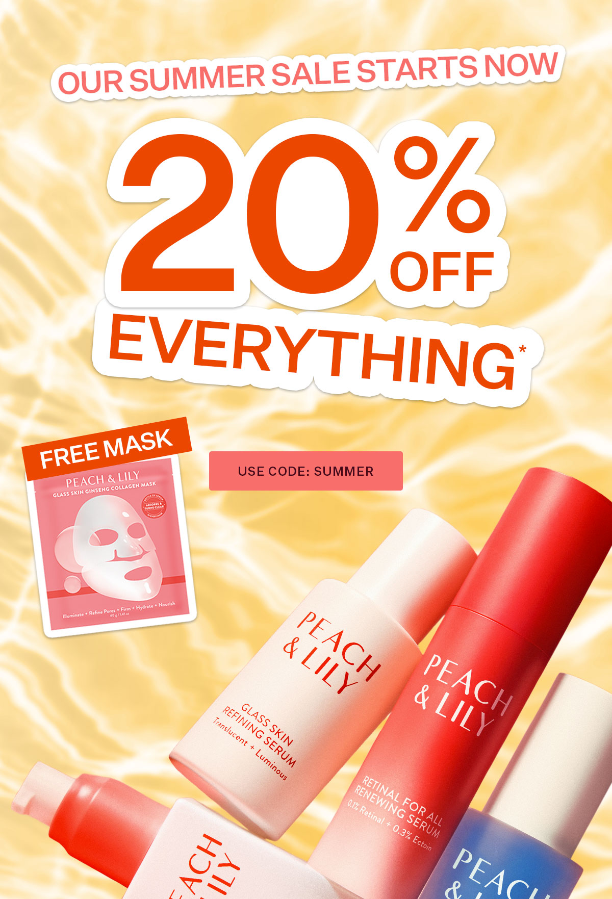 20% Off Sitewide with code SUMMER