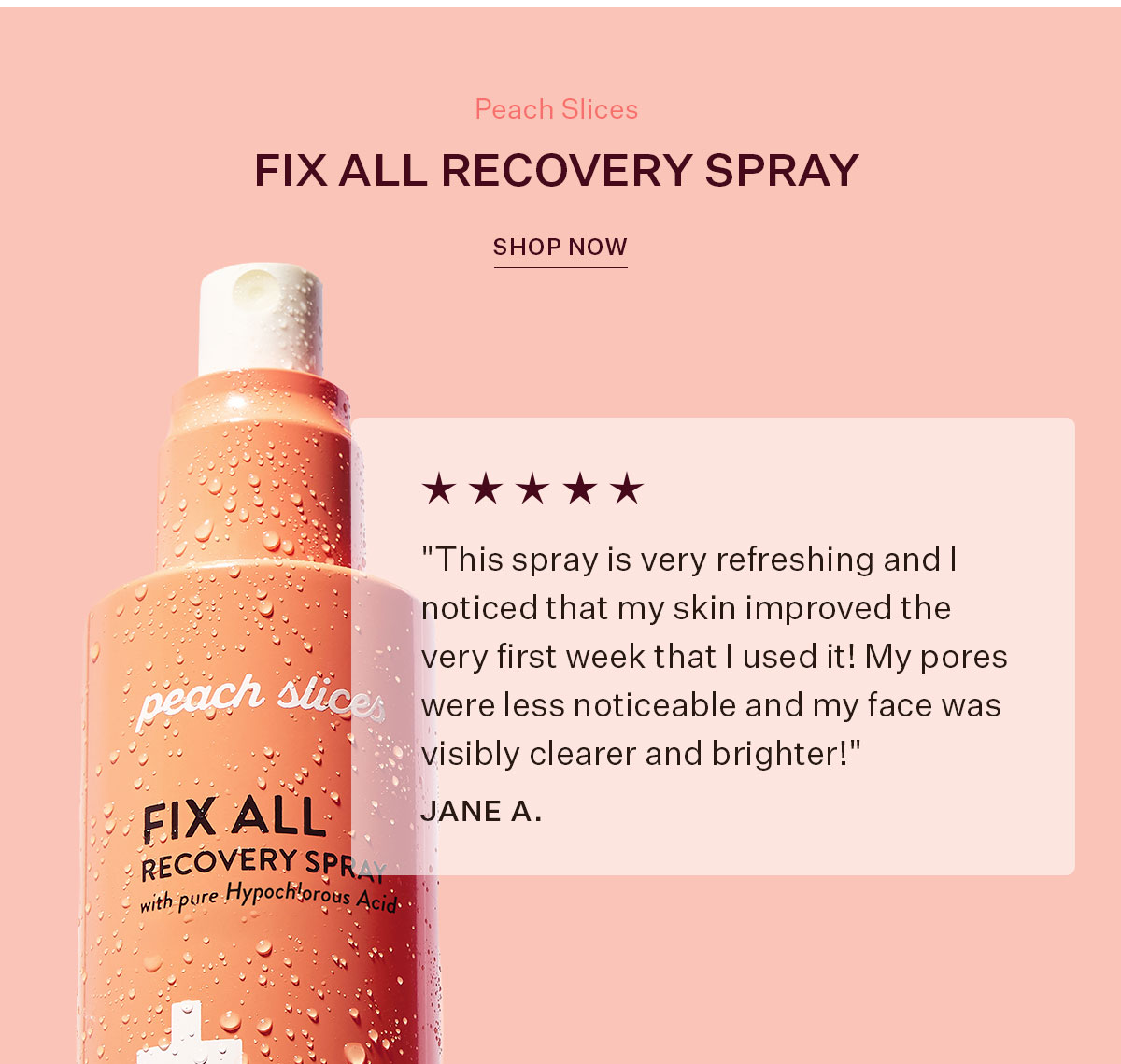 Fix All Recovery Spray