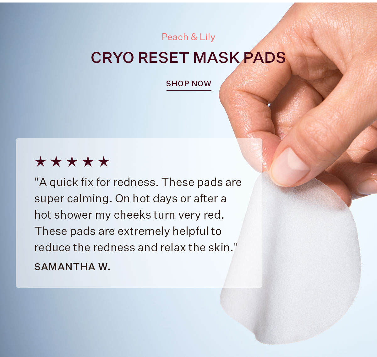 Cryo Reset Mask Pads