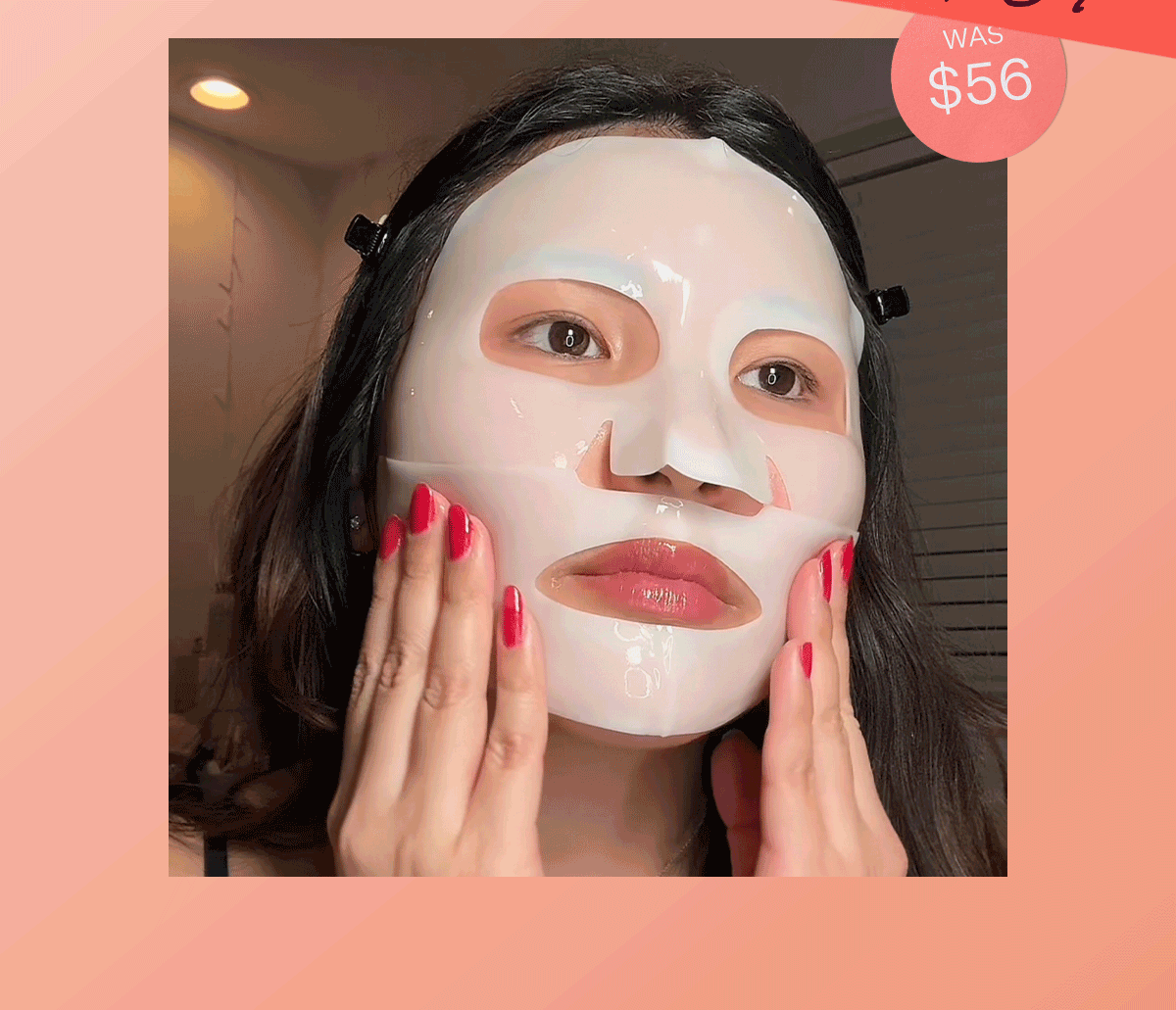 40% Off the Glass Skin Ginseng Collagen Mask Bundle - Today Only
