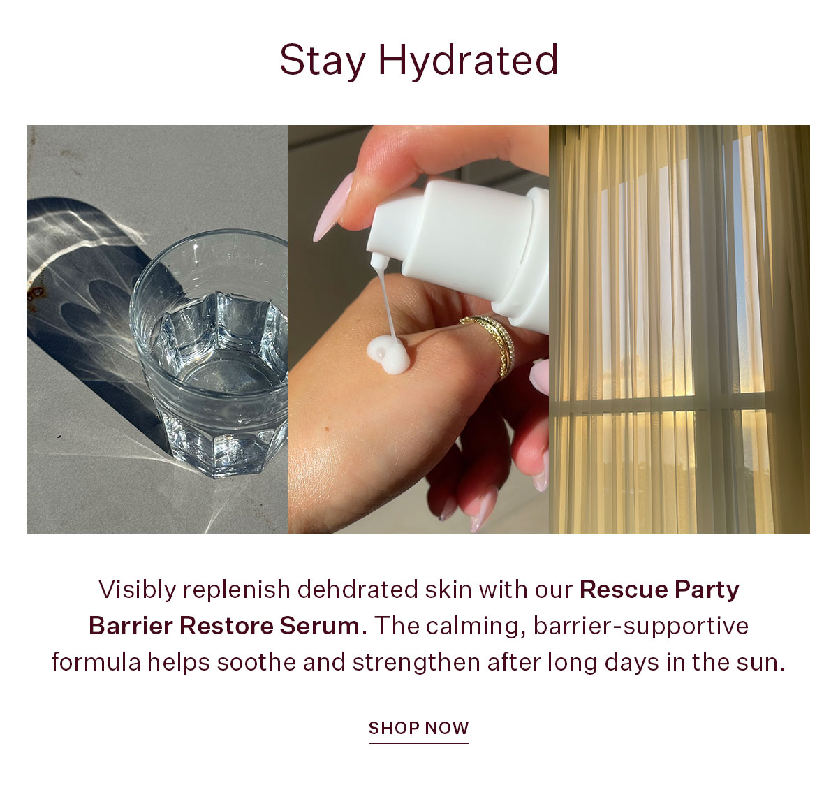 Stay Hydrated