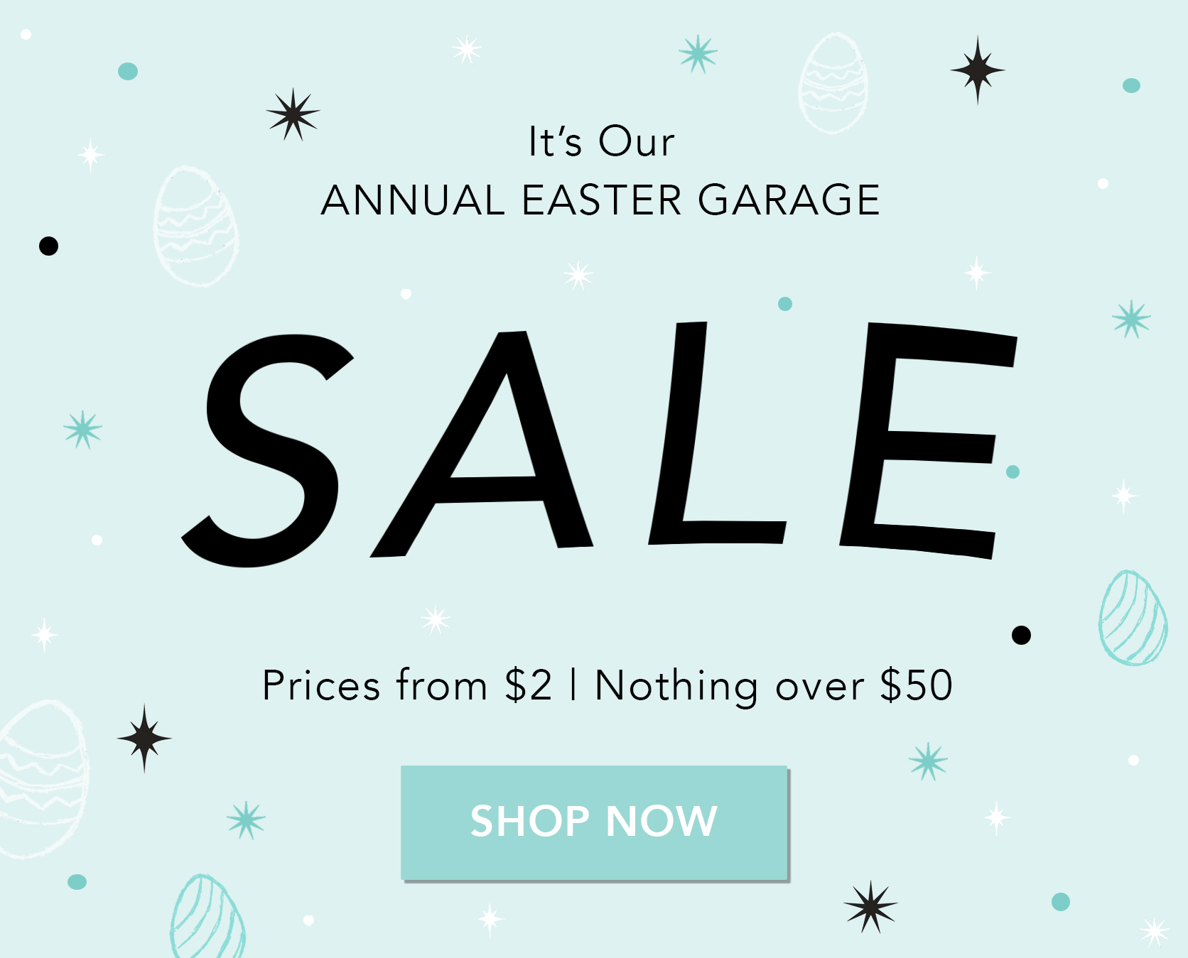 Annual Easter Garage Sale Designer Bums