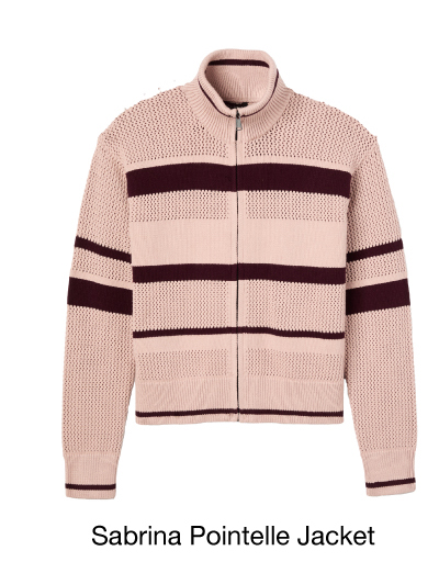 Sabrina Pointelle Jacket