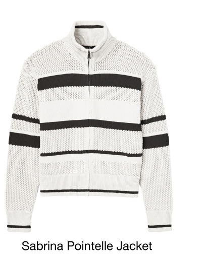 Sabrina Pointelle Jacket