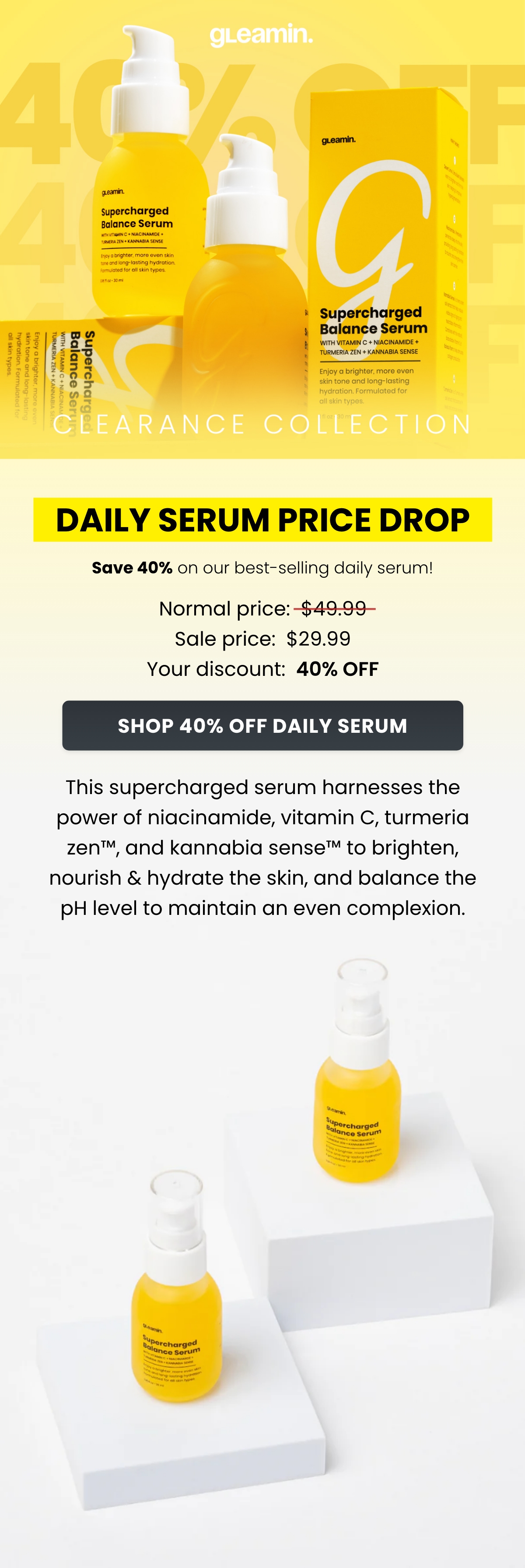 40% off serum