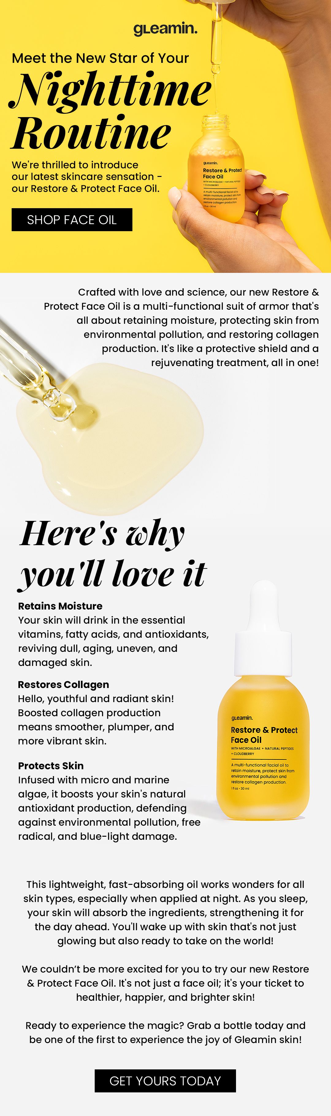 Restore & Protect Face Oil