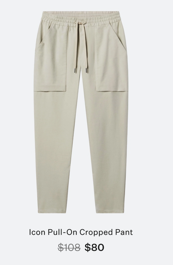 Icon Pull-On Cropped Pant
