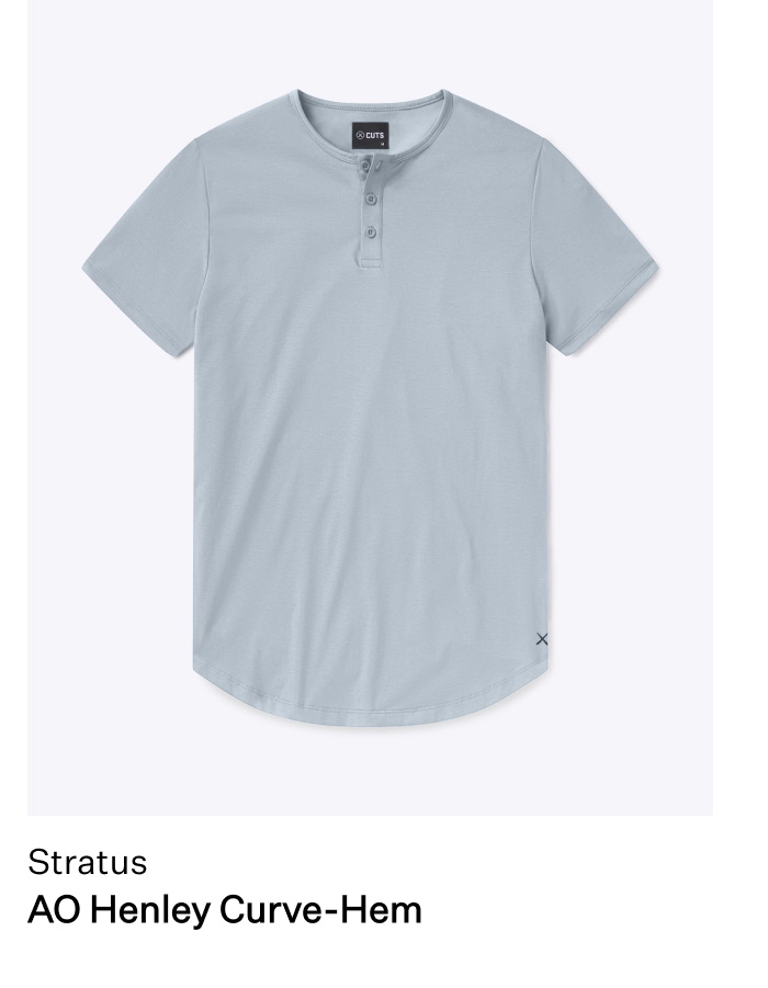 AO Henley Curver-Hem