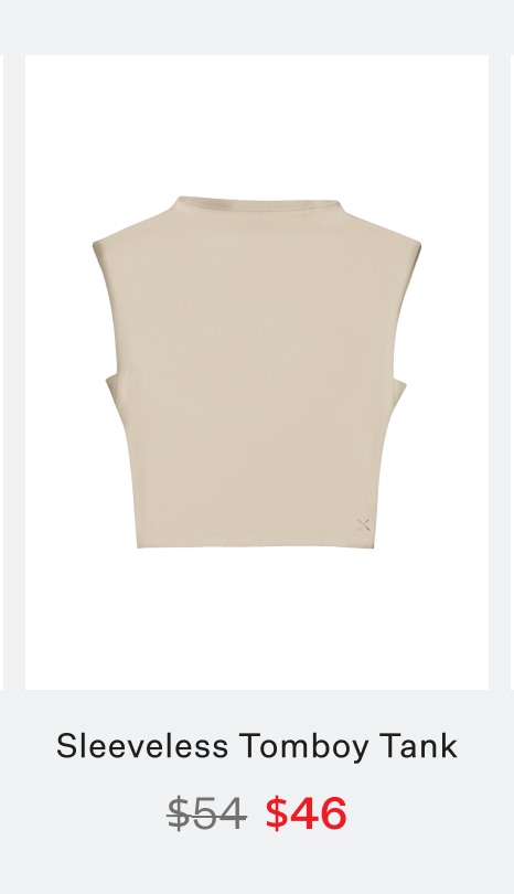 Sleeveless Tomboy Tank