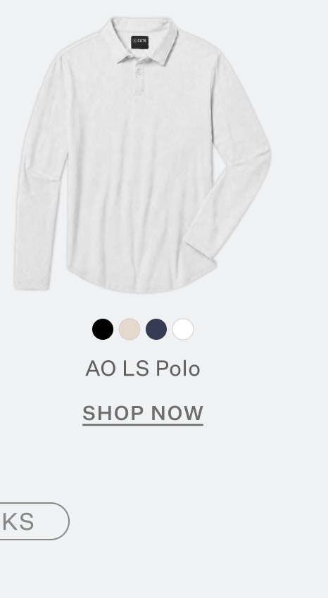 AO Long Sleeve Polo