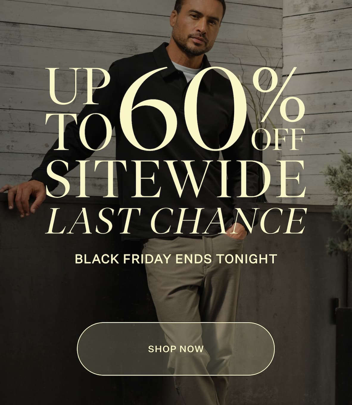 Black Friday Sale Ends Tonight Up to 60% Off