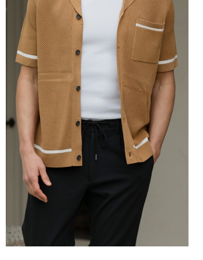 Portofino Crochet Button Up