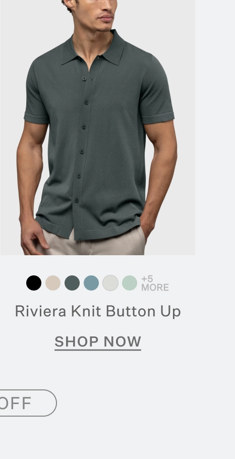 Riviera Knit Button Up
