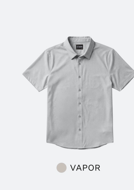 Crossover Button Up - Vapor