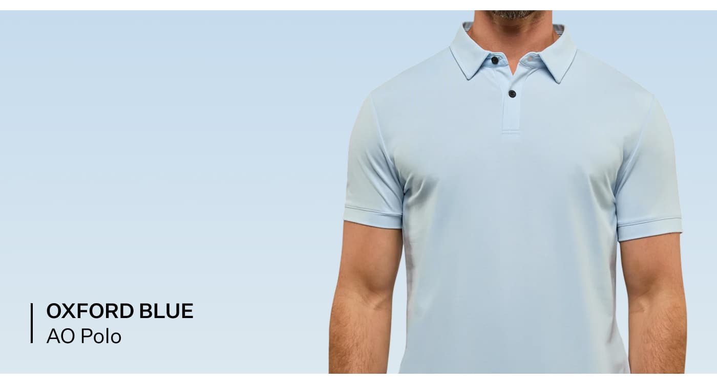 Oxford Blue AO Polo