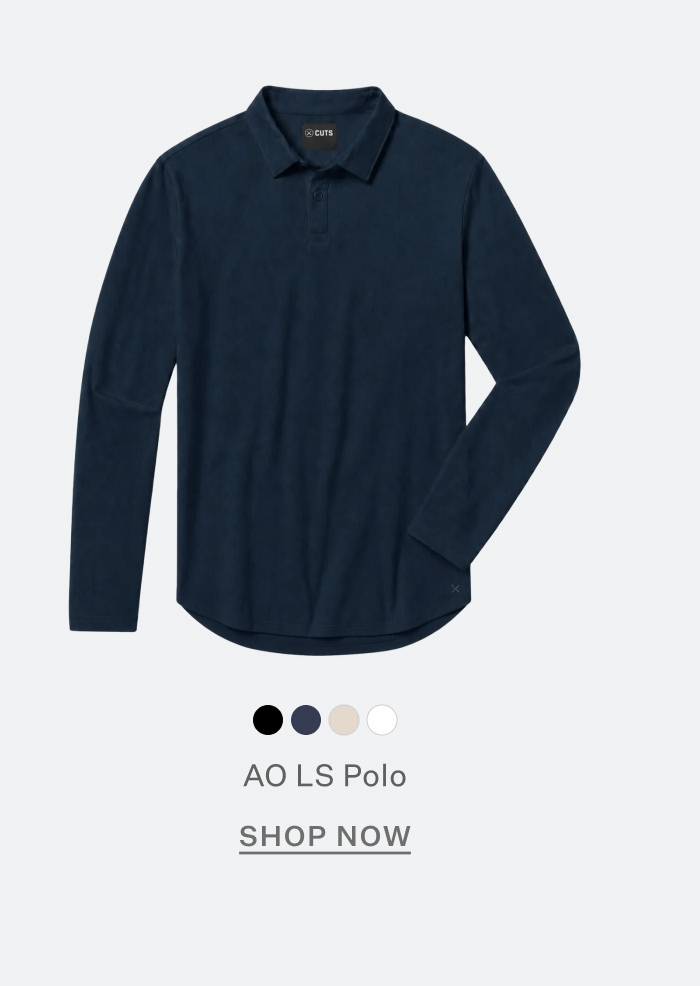 AO Long Sleeve Polo