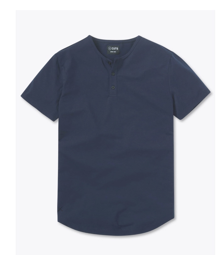 AO Henley Curve-Hem