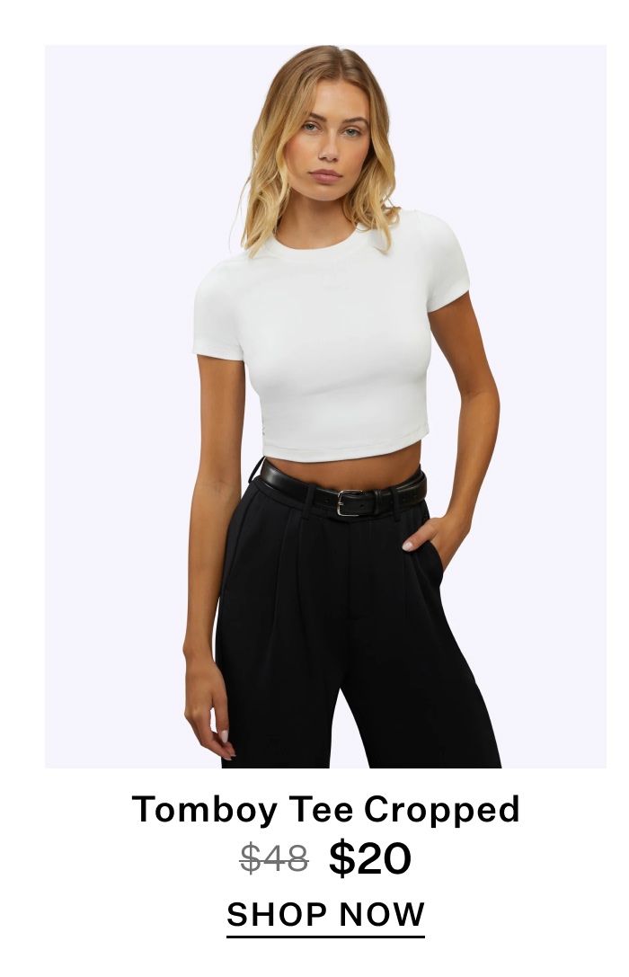 Tomboy Tee Cropped
