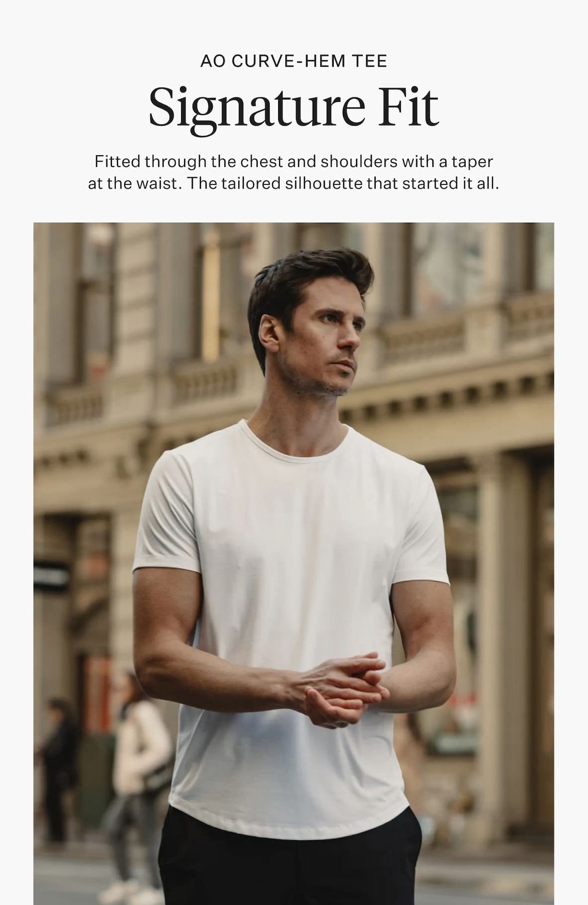 AO Curve-Hem Tee - Signature Fit