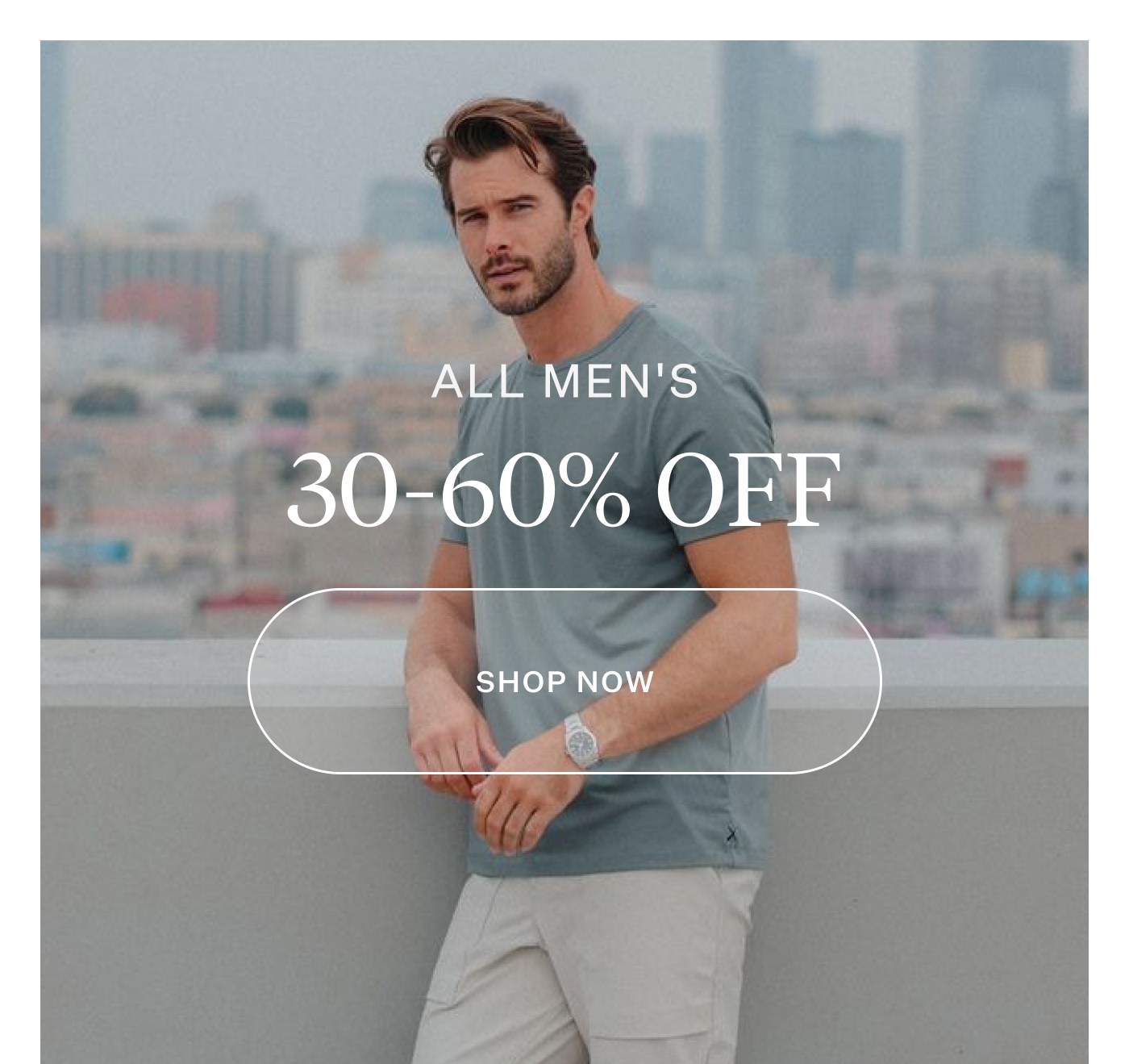Shop Men's 30-60% Off Sitewide