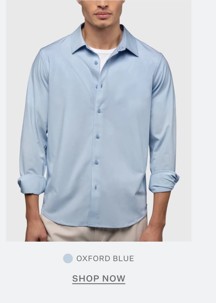 SoHo Long Sleeve Button Up in Oxford Blue